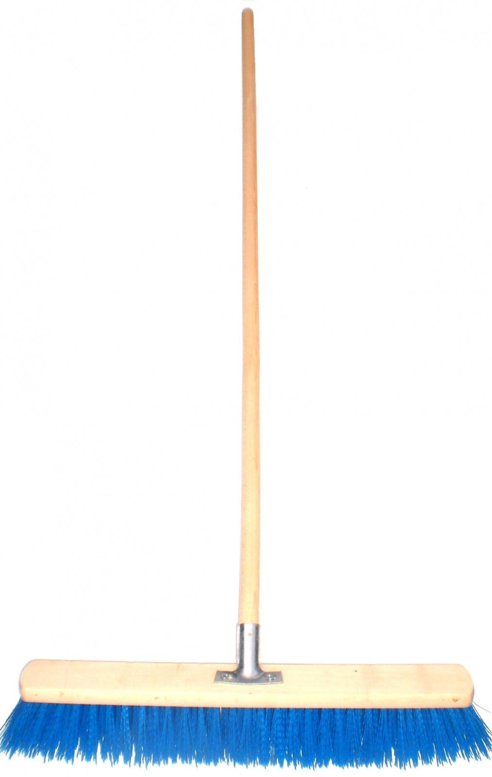 Economy Yard Broom 20" - Coloured Bristles