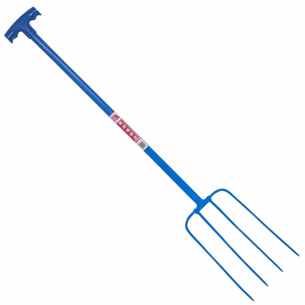 Red Gorilla - 4 Prong Manure Fork with T Handle