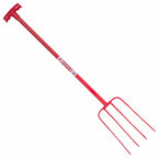 Red Gorilla - 4 Prong Manure Fork with T Handle