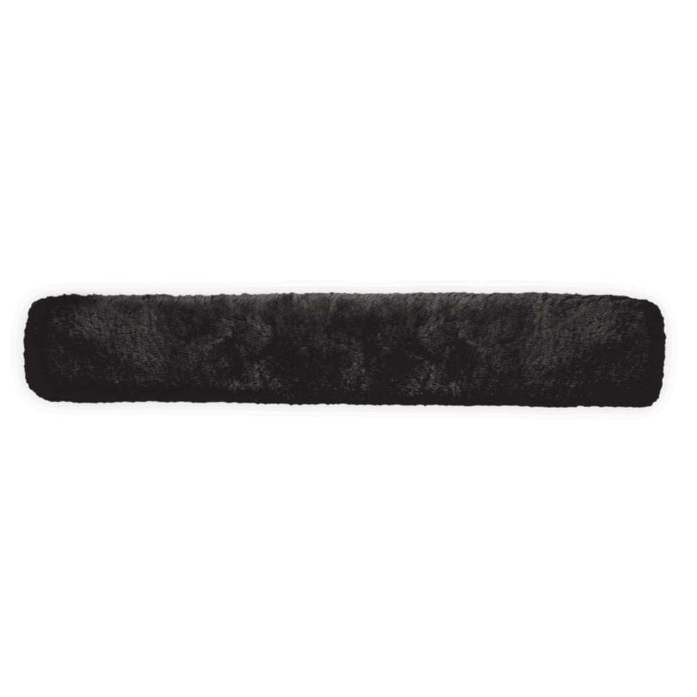 100% Merino Sheepskin Girth Sleeve GP Long 80x12 Black