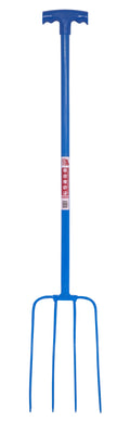 Red Gorilla - 4 Prong Manure Fork with T Handle