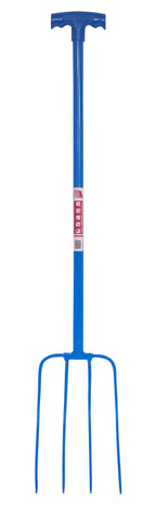 Red Gorilla - 4 Prong Manure Fork with T Handle