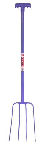 Red Gorilla - 4 Prong Manure Fork with T Handle