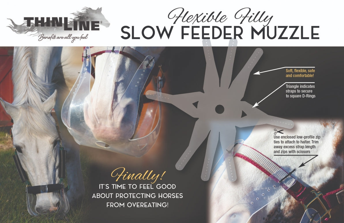 ThinLine Flexible Filly Grazing Muzzle | KM Elite Products