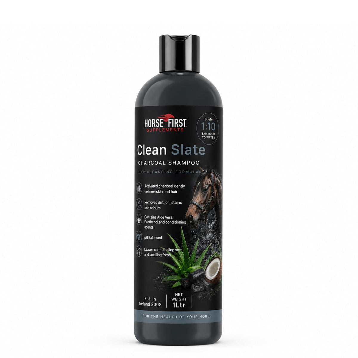 Clean Slate - Charcoal Horse Shampoo 1ltr