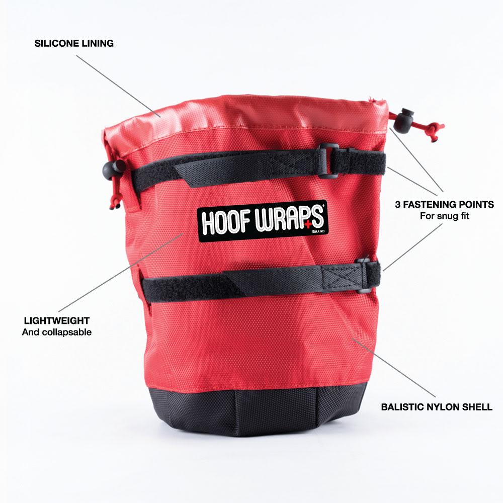 Hoof Wraps Soaker Bag, Two Pads and Extra Strap