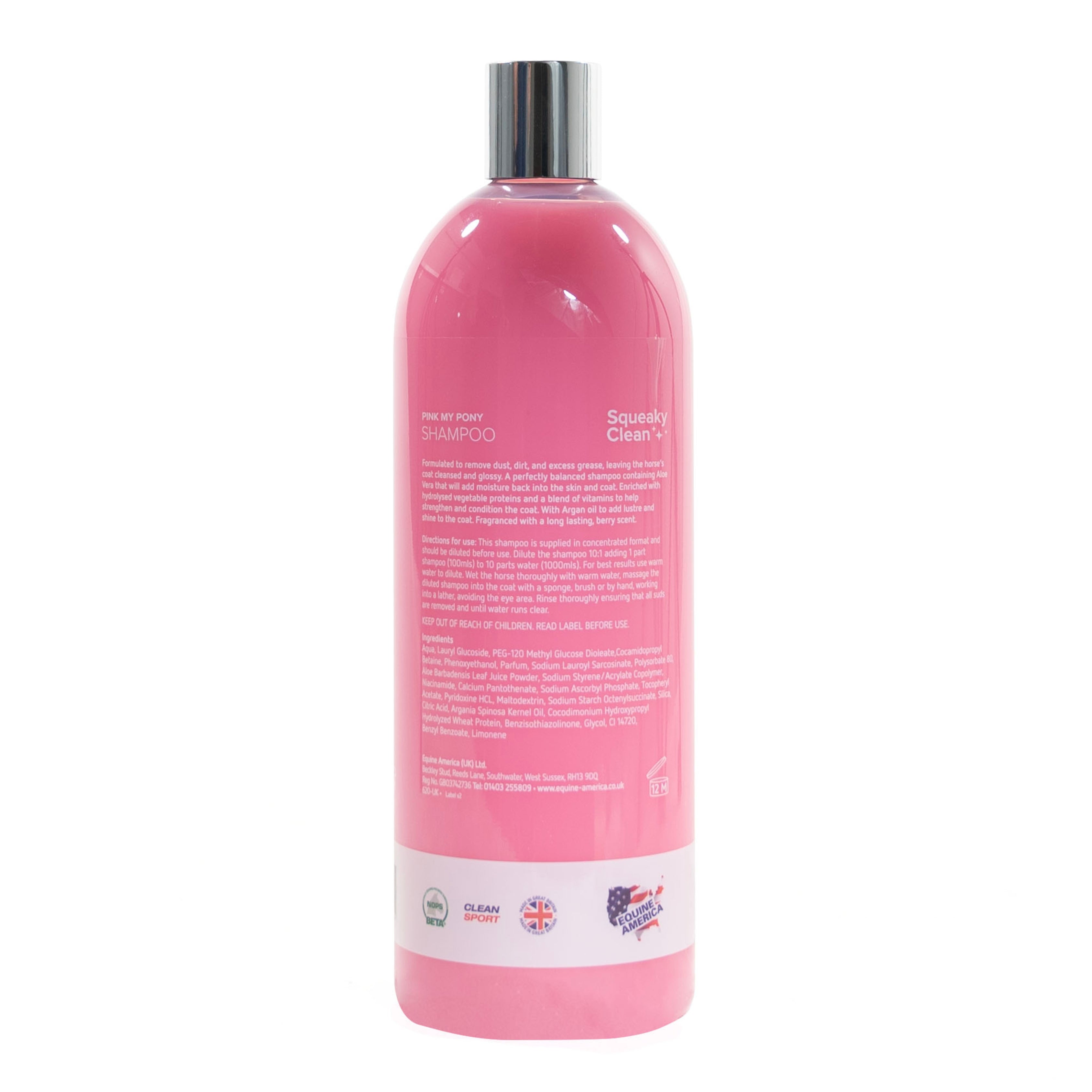 Squeaky Clean Pink My Pony Shampoo