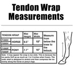 Tendon Leg Wrap - Pair with 4 Cold Inserts